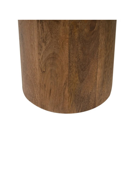 Table basse de salon style organique en marbre blanc