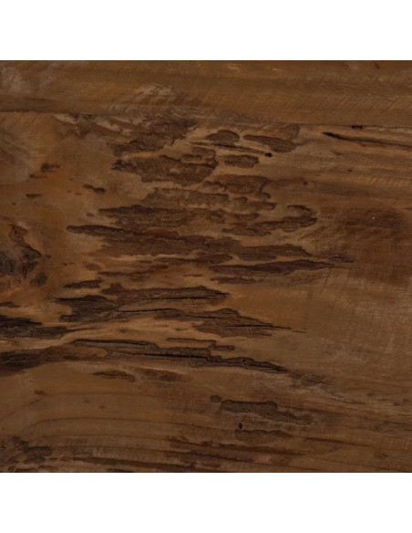 Meuble TV en bois naturel deux portes et deux tiroirs