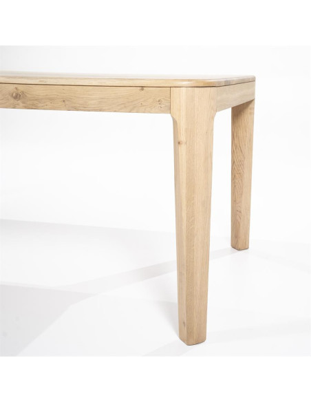 Grande table de salle à manger chêne clair Harvey 250 cm