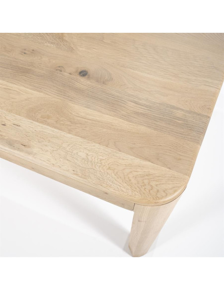 Grande table de salle à manger chêne clair Harvey 250 cm