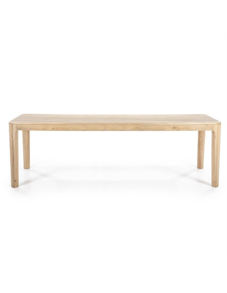 Grande table de salle à manger chêne clair Harvey 250 cm