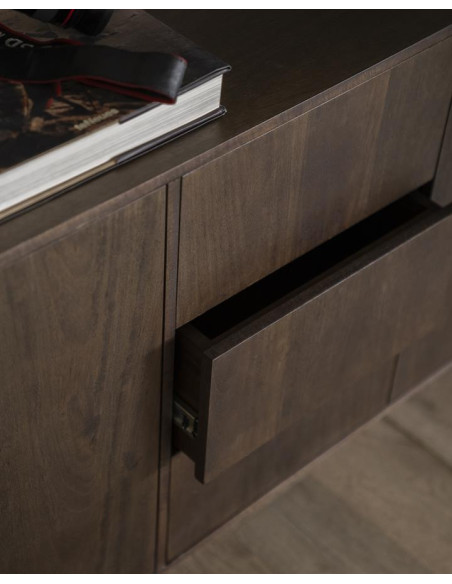 Buffet 3 portes et 3 tiroirs en manguier James