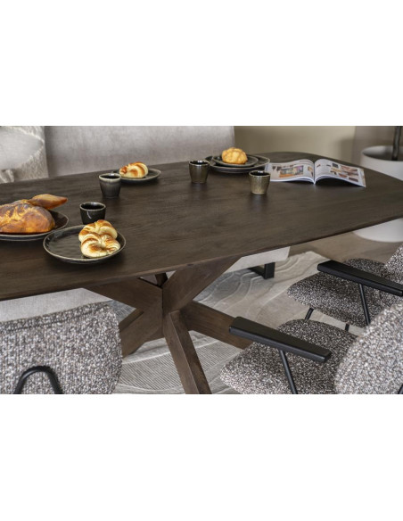Grande table de repas rectangulaire Nikki