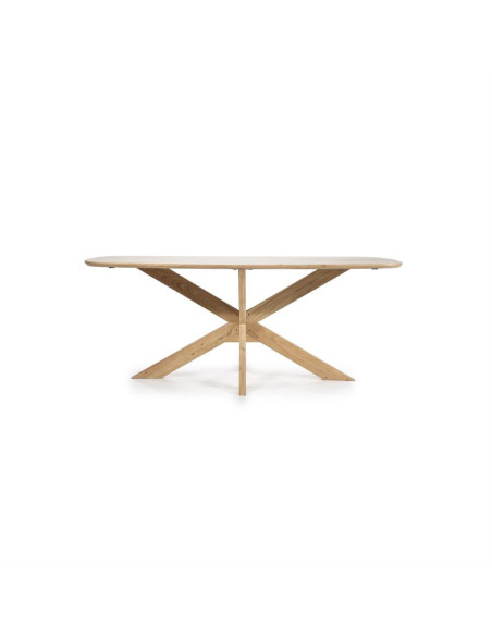 Table de repas pieds en étoile Nikki 200 cm