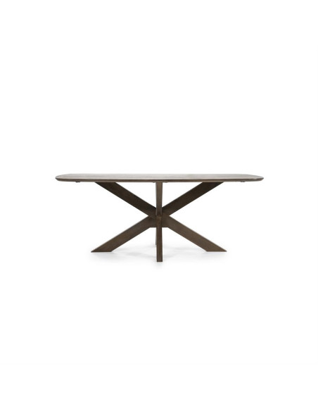 Table de repas pieds en étoile Nikki 200 cm