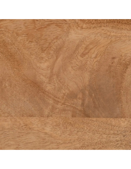 Banquette coffre en bois massif avec coussin