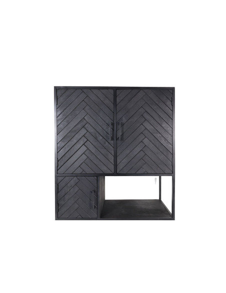 Armoire bibliothèque haute avec rangements Verona