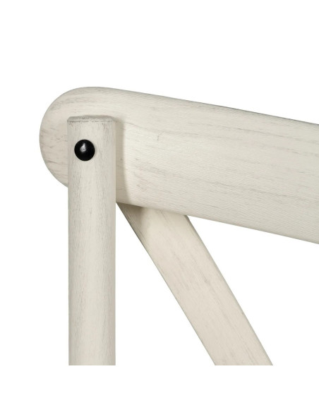 Lot de 2 chaises bistrot effet vintage