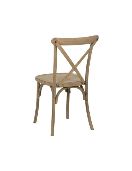 Lot de 2 chaises bistrot effet vintage