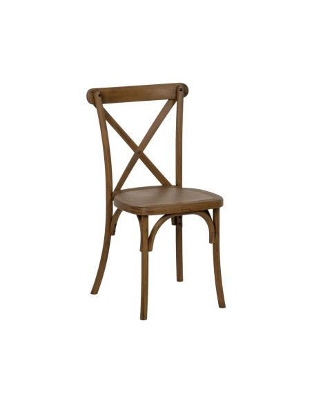 Lot de 2 chaises bistrot effet vintage