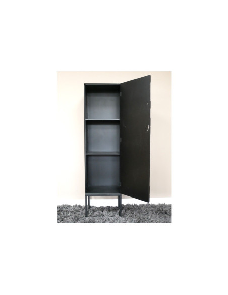 Meuble haut 1 porte motif nid d'abeille