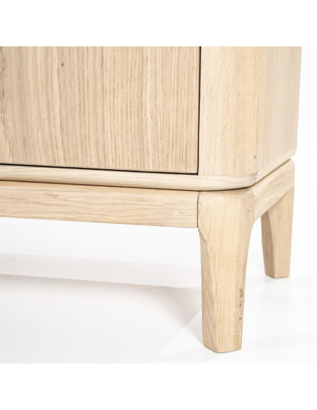 Meuble TV en chêne 4 portes Harvey