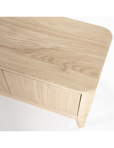 Meuble TV en chêne 4 portes Harvey