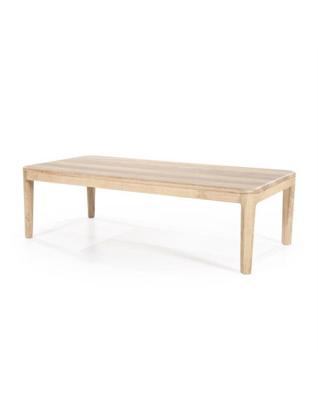 Table basse rectangulaire en chêne massif Harvey