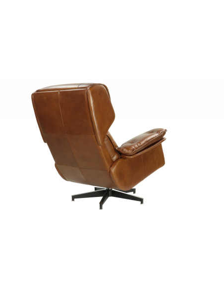 Fauteuil en cuir de vachette Président