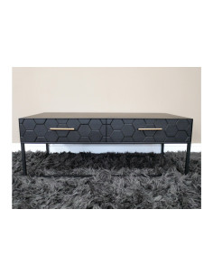 Table basse noire avec... 2