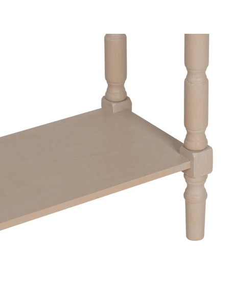 Petite console avec 2 tiroirs et étagère