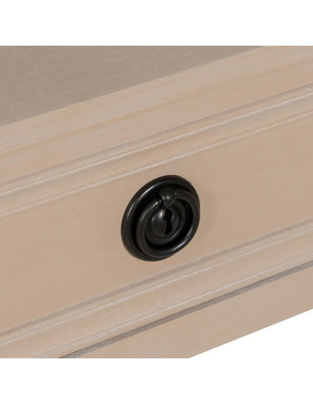 Petite console avec 2 tiroirs et étagère