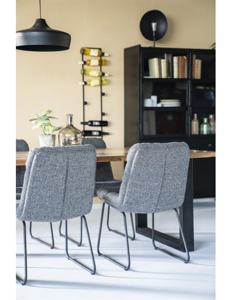 Chaise moderne en tissu Danica