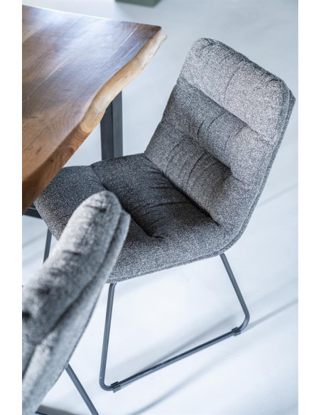 Chaise moderne en tissu Danica