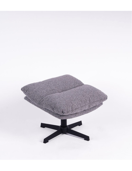 Pouf repose-pied en tissu