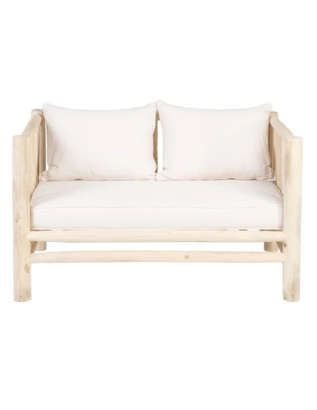 Banquette de jardin en teck Akar