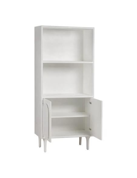 Bibliothèque en bois avec 2 portes Beret