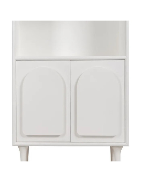 Bibliothèque en bois avec 2 portes Beret