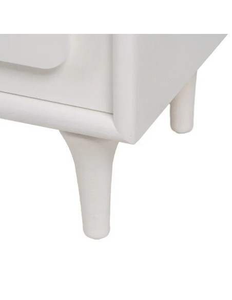 Bahut 3 portes en bois blanc Beret
