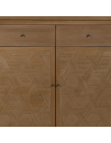 Meuble d'appoint en paulownia Brayan