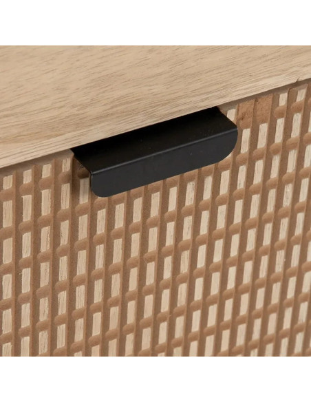 Commode en bois 3 tiroirs Coffee