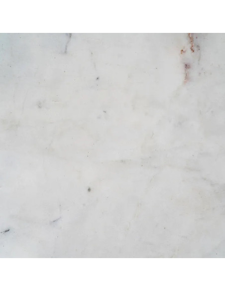 Buffet 4 portes striées en manguier et plateau marbre