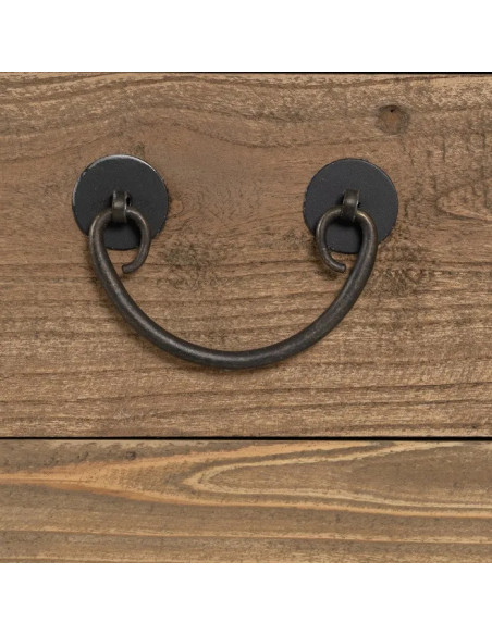 Grande console en bois d'orme recyclé 190 cm