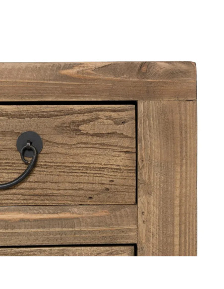 Grande console en bois d'orme recyclé 190 cm