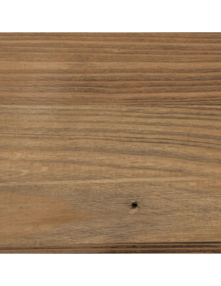 Console en bois recyclé 3 tiroirs et 1 étagère