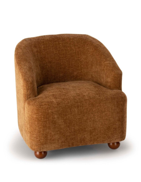 Fauteuil confortable en tissu Dakota