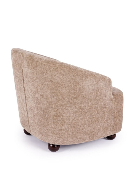 Fauteuil confortable en tissu Dakota