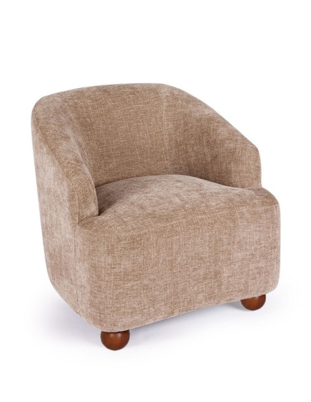 Fauteuil confortable en tissu Dakota