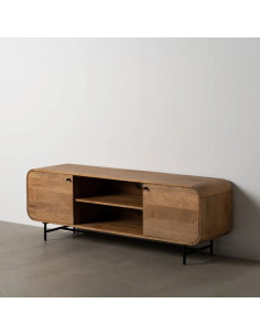 Meuble TV en bois et métal... 2