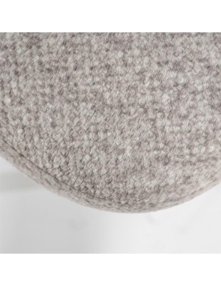 Fauteuil lounge Jari en tissu chiné