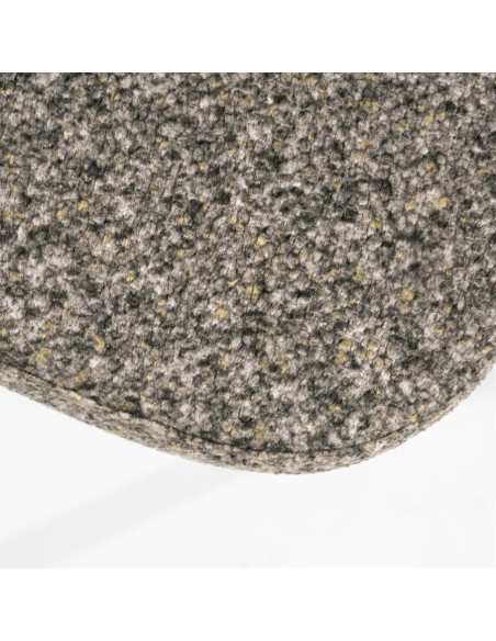 Fauteuil lounge Jari en tissu chiné