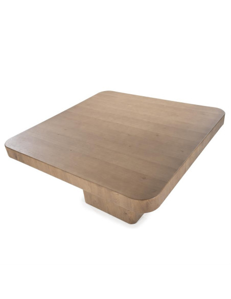 Table de repas carrée en bois de chêne Harmonie