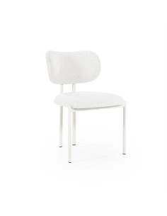 Chaise design en tissu...