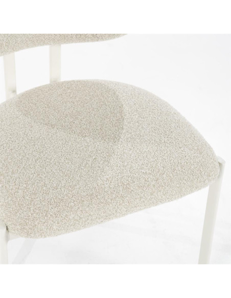 Chaise design en tissu Daybreak (lot de 2)