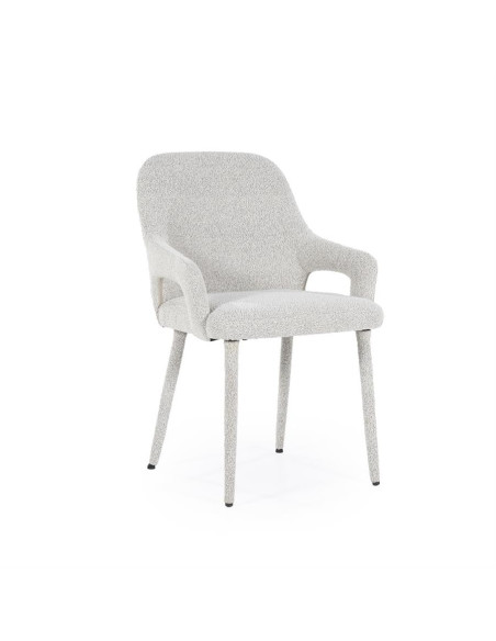 Fauteuil de repas Fika en tissu (lot de 2)