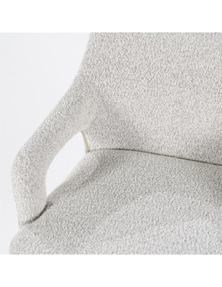 Fauteuil de repas Fika en tissu (lot de 2)