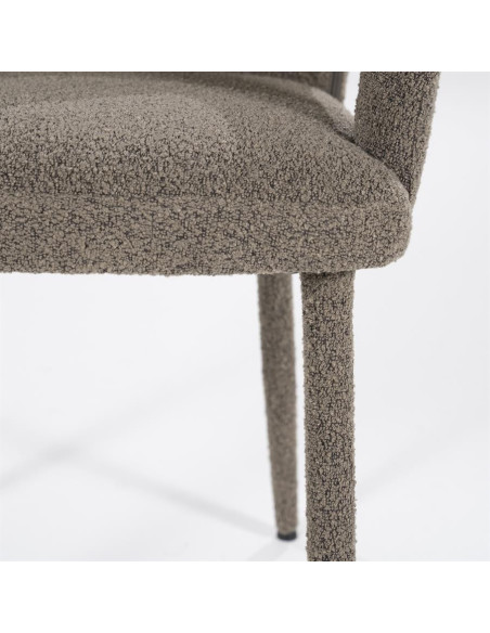 Fauteuil de repas Fika en tissu (lot de 2)