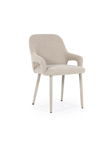 Fauteuil de repas Fika en tissu (lot de 2)
