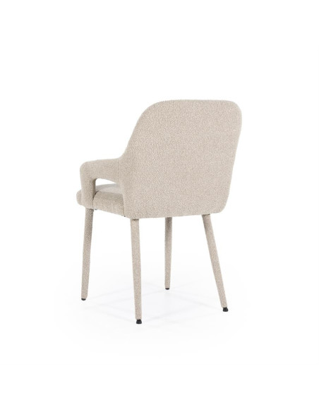 Fauteuil de repas Fika en tissu (lot de 2)