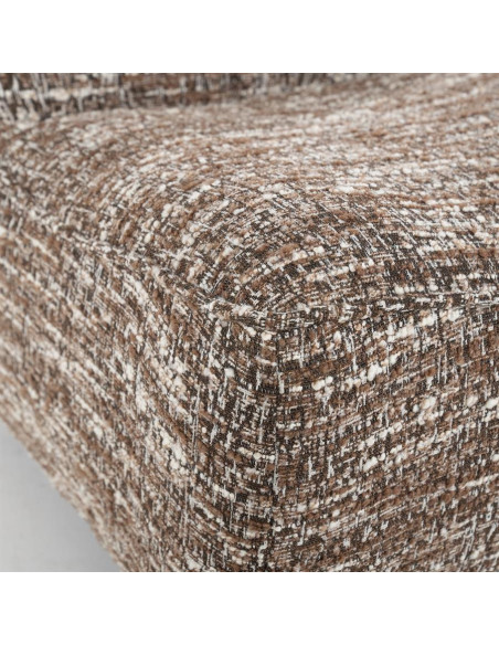 Fauteuil rotatif en tissu Loys